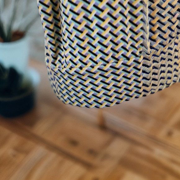 NWT Diane von Furstenberg Jeanne Wrap Dress in Geometric Print (Bars - Veranda) - Picture 7 of 7